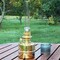 Kings County Tools Brass Oil Lamp 13 in Extra-Bright Hurricane Lamp with Antique-Style Brass Body & Glass Chimney GW78A05-02 - alternate 7