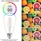Energetic Lighting ST19 LED Filament Light Bulb, 60-Watt Equivalent Non-Dimmable, 2700K, 4PK YGA16C09-927-4P - alternate 4