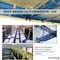 Kable Kontrol Wire Mesh Cable Tray, 24in W x 6in D x 10ft L, Electro-Zinc Resistant Steel, Chrome Finish KK-24X6X10-EZ - alternate 5