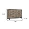Homeroots 56" Brown Solid Wood Six Drawer Double Dresser 524606 - alternate 5