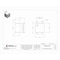 Nvent Hoffman Screw Down Clamps Electrical Enclosures, 4 in H, 4 in D, 4 in W, 12, 13, Steel A4044CH - alternate 2