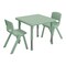 Flash Furniture 3 PC Plastic Activity Table and 2 Chairs Set, 10.5 in Seat Height-Sage YU-YCX-0023-2-SQR-TBL-SAGE-R-GG - alternate 9