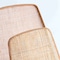 Vidalite Amud Bamboo Wicker Floor Lamp with Natural Wood Finish, Stitched Velvet Detailing CE1009079 - alternate 7