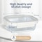 Simple Deluxe Food Meal Prep Containers w/ Exclusive Glass Lids, Glass Storage Containers w/ Lids, BPA-Free, 4PK 3A09HICOTNGLASS630X4 - alternate 7