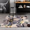 World Rug Gallery Modern Bright Flowers Non-Slip Area Rug 6 ft 6 in x 6 ft 6 in Square Cream 503CREAM6SQ - alternate 5