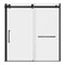 Kingston Brass 60" W x 60" H Left Handed Tub Door, Matte Black SSD60608SL0 - alternate 1