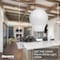 Bulbrite LED Filament, 7 Watt Dimmable A15 Light Bulb, Milky Glass Finish, E26 Base, 2700K 800 Lumens, 4PK 862059 - alternate 7
