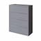 Hirsh 42 in W 4 Drawer Lateral File Cabinet, Arctic Silver, A4/Legal/Letter 23750 - alternate 3