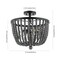 Jonathan Y Drift Wood Bead 16" 3-Light Bohemian Farmhouse Iron LED Semi Flush Mount, Oil Rubbed Bronze/Grey JYL9902A - alternate 11