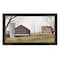 Homeroots Mail Pouch Barn 6 Black Framed Print Wall Art 404559 - alternate 1