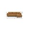 Homeroots 102" Sienna Leather Sofa With Brown Legs 641045 - alternate 4