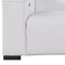 Homeroots 110" White Top Grain Leather Reclining Metal USB Sofa 720304 - alternate 9
