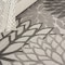 Homeroots 9' X 12' Gray And Silver Floral Indoor Outdoor Area Rug 564203 - alternate 9