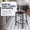 Flash Furniture HERCULES Black Ladder Back Metal Restaurant Counter Stool - Walnut Wood Seat XU-DG697BLAD-24-WALW-GG - alternate 9