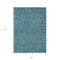 Homeroots 5' X 8' Teal Blue Gray And Ivory Polka Dot Washable Indoor Outdoor Area Rug 599089 - alternate 9