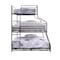 Homeroots 62" X 83" X 74" Gunmetal Metal Triple Bunk Bed  Twinfullqueen 347194 - alternate 6