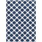 Homeroots 3' X 5' Navy Blue And Ivory Polka Dot Washable Indoor Outdoor Area Rug 614923 - alternate 9