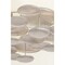 Corbett Lighting Fistral 7 Light Semi Flush in Textured Warm Silver Leaf Finish 522-59-TWL - alternate 8
