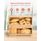 Vevor Bread Box for Kitchen Counter Large Capacity Bamboo Storage Container Natural SX001 - alternate 5