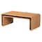 Bali & Pari Nevada Bohemian Light Honey Rattan Coffee Table 258-14166-ZORO - alternate 6