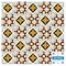 Homeroots 5" x 5" Snowflake and Diamond Peel and Stick Removable Tiles 400490 - alternate 4