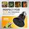Simple Deluxe Ceramic Heat Emitter Reptile Heat Lamp Bulb No Light Emitting Brooder Coop Heater, 2PK PTBULBINVISIBLE50SX2 - alternate 4
