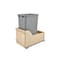 Rev-A-Shelf Maple Wood; Steel; Plastic, Natural Maple, 12 in W, 23.38 in H, 21.75 in D 4WCSC-1550DM-1 - alternate 1