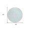 Homeroots 8' Sky Blue And Ivory Round Geometric Washable Indoor Outdoor Area Rug 602445 - alternate 9