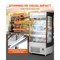 Vevor Open Air Merchandiser 4-Tier Display Cooler with Air Curtain 18.4cu.ft. XCS-520L - alternate 6