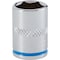 Channellock 1/4'' Drive 12 mm 6-Point Shallow Metric Socket 398179 - alternate 1