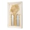 Homeroots Set of Two 30" White and Gold Wood Framed Accent Mirrors, 2PK 485032 - alternate 1