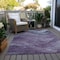 Homeroots 3' X 5' Purple And Gray Abstract Washable Indoor Outdoor Area Rug 618172 - alternate 9