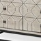 Homeroots 70in Light Brown Wood Carved Geometric Nine Drawer Sideboard 611018 - alternate 5