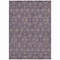 Homeroots 10' X 14' Purple Beige And Taupe Floral Washable Indoor Outdoor Area Rug 582307 - alternate 9