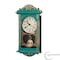 Clockswise Wall Clock with Wood-Effect Plastic Pendulum, Battery-Operated - Green with Distressed Finish QI004145.GN - alternate 8
