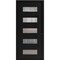 Vdomdoors Aluminum Door Iron 0255 Black Entry Steel Metal Classic Painted 36 x 80 (36 x 80)-Left Inswing IRON0255EXD-BLK-W36xH80-LH-I - alternate 1