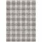 Homeroots 3' X 5' Taupe And Gray Plaid Washable Indoor Outdoor Area Rug 595445 - alternate 9