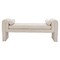 Homeroots 60in Beige Fabric and Solid Wood Upholstered Bench 668844 - alternate 1