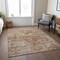 Homeroots 10' X 14' Coral Terra Cotta And Beige Floral Washable Indoor Outdoor Area Rug 605072 - alternate 8