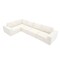 Homeroots 116" Beige Fabric Modular Sleeper Sofa 568303 - alternate 13