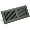 Sierra Grates 4 in. H X 14 in. W 2-Way 45 Degree Louvered, Steel, Granite Grey Floor Register TWF414-GRY - alternate 1