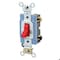 Leviton Toggle 15A 3-Way Quiet Red 1203-2R - alternate 1