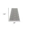 Homeroots 10' Light Gray And Gray Geometric Indoor Outdoor Runner Rug 550795 - alternate 9