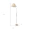 Homeroots 68" Bronze Adjustable Traditional Shaped Floor Lamp With Beige Empire Shade 526243 - alternate 5
