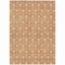 Homeroots 10' X 14' Copper And Beige Geometric Washable Indoor Outdoor Area Rug 596020 - alternate 9