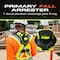 Fall Safe Safety Harness, Aluminum, 2XL, Black/Green FS242IC-2XL - alternate 5