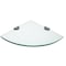 Craft And Main Corner Glass Shelf, 10x10 in GCS1010-BN - alternate 1