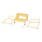 Vestil Adjust Step Stand, 2 Step, Handrail, 24x23, 43.125 Overall Height, Steel, Yellow ASP-24-HR - alternate 8