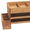 Homeroots 16" Brown Wood Desk Organizer 661179 - alternate 5