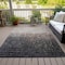 Homeroots 3' X 5' Khaki And Dark Gray Ombre Washable Indoor Outdoor Area Rug 602875 - alternate 8